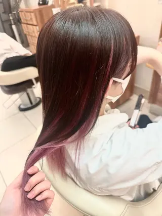 渡邊彩乃 L'attente店のヘアスタイル