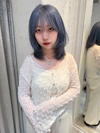 ミディアム カラー mai / linoah˚✧のヘアスタイル