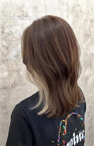 ミディアム カラー 【enil代表】 杉林和哉のヘアスタイル