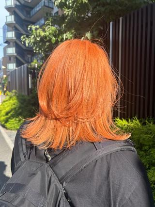ミディアム カラー Maya🦋 ハイトーン特化のヘアスタイル