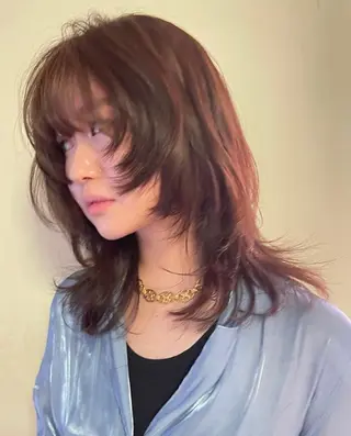 ミディアム FILMS/sari /似合わせカットのヘアスタイル
