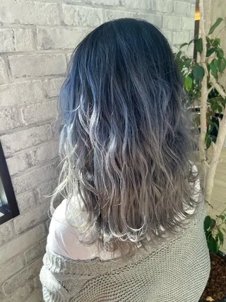 セミロング カラー Oopsレイヤー 加藤澄都のヘアスタイル