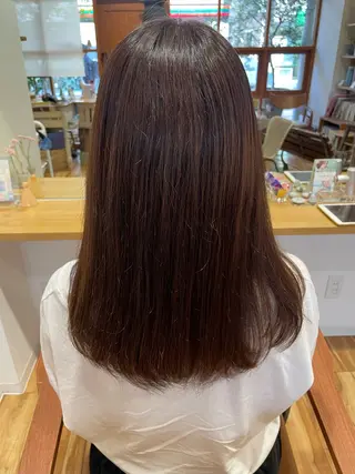 ロング カラー すやま もえのヘアスタイル