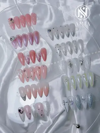 ミディアム 🌟AMIA BEAUTY🌟のネイルデザイン