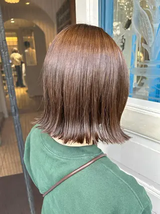 ミディアム カラー 【艶ｶﾗｰ/ｼｮｰﾄ 】田原 愛菜🐯のヘアスタイル