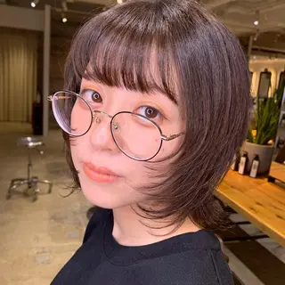 ミディアム カラー 【ロングウルフカット 姫カット】伊藤裕哉のヘアスタイル
