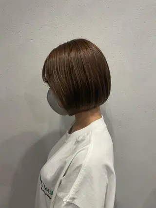 ショート カラー 吉田一輝 外国人パーマのヘアスタイル
