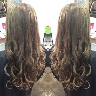 セミロング ロング カラー 🧡ショートの達人 🧡SHOのヘアスタイル