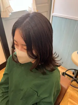 ミディアム 🐰ハイトーンカラー 畠山 渡🐰のヘアスタイル