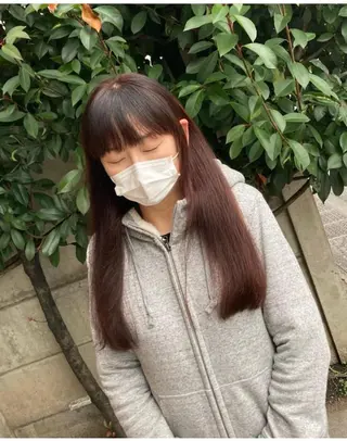 ロング カラー 田牧 みゆきのヘアスタイル
