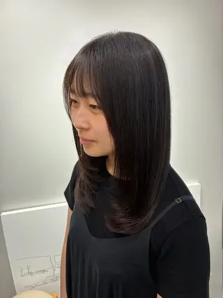 セミロング newi 天王寺 masakoのヘアスタイル