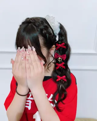 ロング ヘアアレンジ 六本木駅近🍒 ヘアメイクMAYUのヘアスタイル