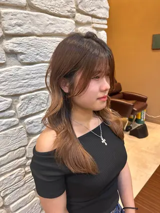 ロング 赤堀 凪咲のヘアスタイル