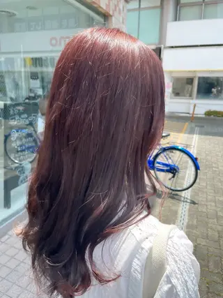 ミディアム カラー 🇰🇷ブリーチ縮毛 髪質改善七星🇰🇷のヘアスタイル
