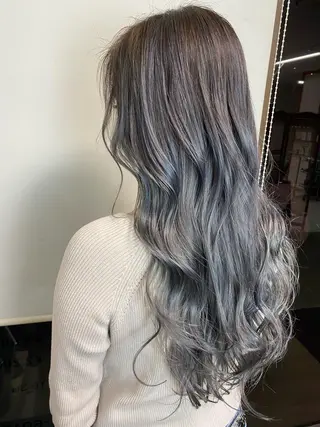 ロング カラー ブリーチカラー🫧 森　凪沙のヘアスタイル