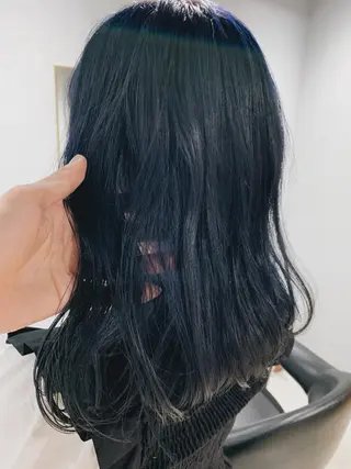 ロング カラー ヘアアレンジ ボブパーマコテ巻き風 パーマNo1深江秀平のヘアスタイル