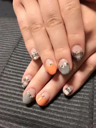 ネイル モチの良さ◉ フィルインネイル♡のネイルデザイン