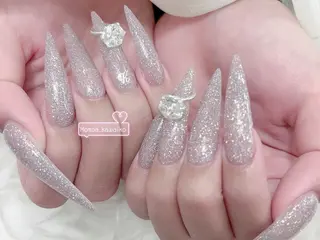 ネイル MoMoA Nail ネイル長さ出し専門店のネイルデザイン