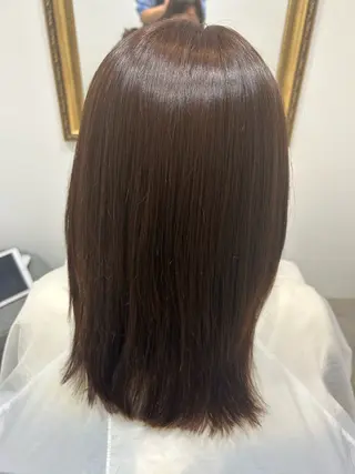 セミロング 柴田 久美子のヘアスタイル