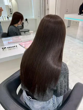 カラー 圧倒的美髪🫧✨ 透明感カラー♡上野のヘアスタイル