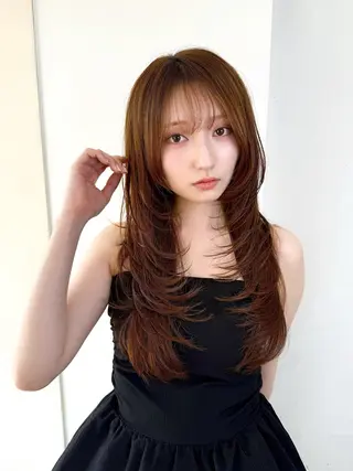 ロング 久保田 祥之のヘアスタイル