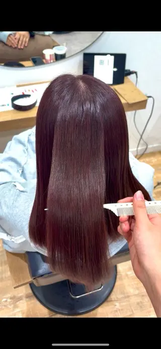 カラー 暖色カラー/ 透明感カラー/セイナのヘアスタイル