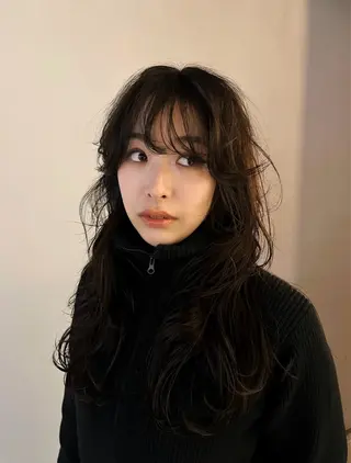 ロング カラー ムロ 二子玉川駅のヘアスタイル
