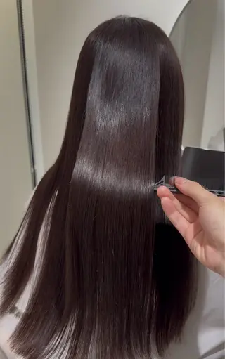 ロング 相馬大希　髪質改善 縮毛矯正のヘアスタイル