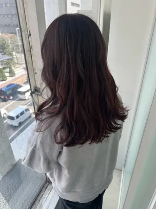 セミロング カラー レイヤー/ヘアセット 💐nao.のヘアスタイル