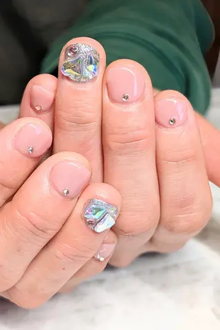 ネイル imaichise 🧡💜推しネイルのネイルデザイン
