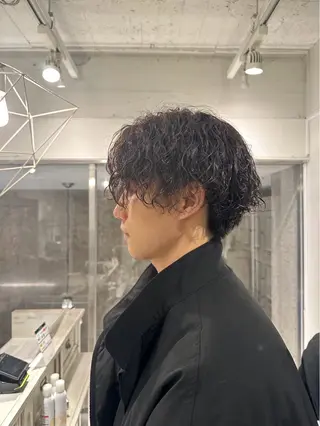 パーマ メンズ CreBiA ひなたのヘアスタイル