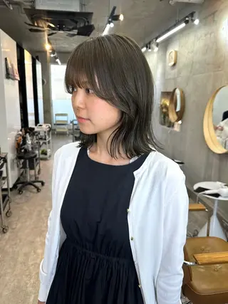 ミディアム カラー カットモデル募集中 ／HARUKA🎀のヘアスタイル