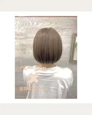ショート カラー 髪質改善 RYOのヘアスタイル