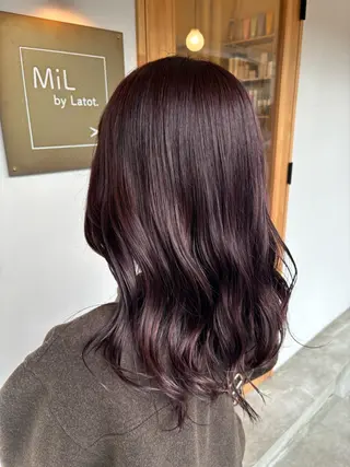 ミディアム カラー MiL/ hinariのヘアスタイル
