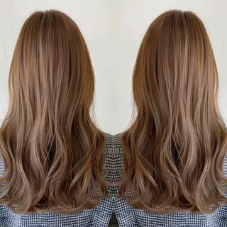 ロング カラー レイヤーカット 甲子園口 RINのヘアスタイル