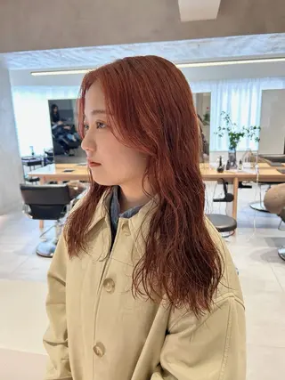 ロング カラー 🪞透け感&韓国ヘア 🪞honokaのヘアスタイル