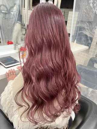 セミロング カラー パーマ ヘアアレンジ メンズ キッズ ネイル マツエク・マツパ アイブロウ 上品＆韓国風 🥀海心🥀のヘアスタイル