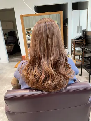 ロング カラー HAREru. モデル募集【戸塚】のヘアスタイル
