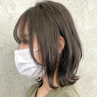 ミディアム カラー ヘアアレンジ fifth 石川 凪のヘアスタイル