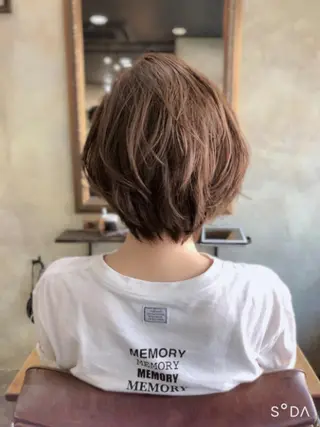 ショート 髪質改善✨ストレート オグ✂️/ショートのヘアスタイル