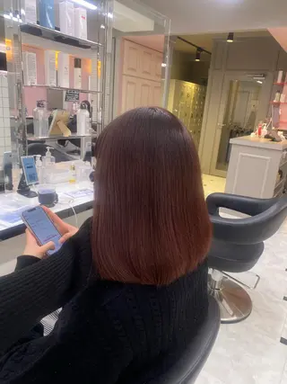 カラー ♥️韓国風透明感 暖色misa♥️のヘアスタイル