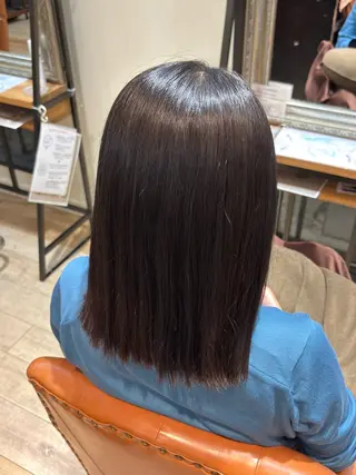 ミディアム カラー Karin／ レイヤーブリーチ🥀のヘアスタイル