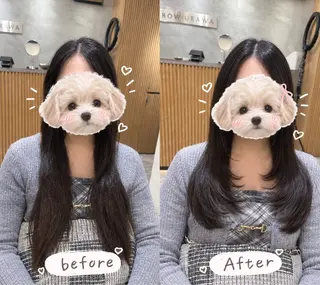 ロング レイヤー/ ダブルカラーセナ🎀のヘアスタイル