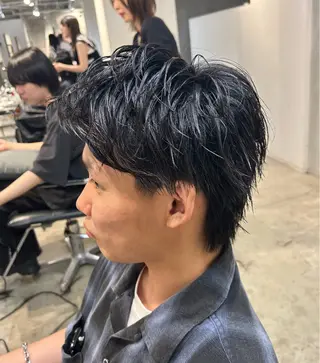 パーマ メンズ メンズ清潔感のプロ 💈メンズパーマ藤田のヘアスタイル