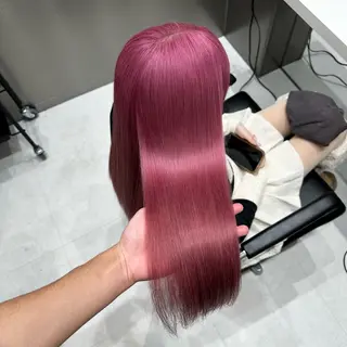 ロング カラー 💫艶ハイトーン×髪 質改善💫リュウトのヘアスタイル