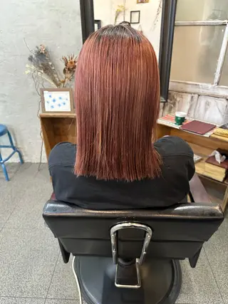 セミロング カラー 元住吉プランツヘアー ☘️丸山☘️のヘアスタイル