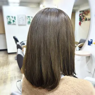 ミディアム カラー 松村 ゆうのヘアスタイル