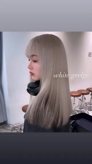 ロング カラー 💜ハイトーン💛 マジカルかいちゃんのヘアスタイル