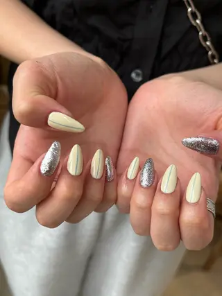 ネイル 手描き🌸ニュアンス monny nailのネイルデザイン