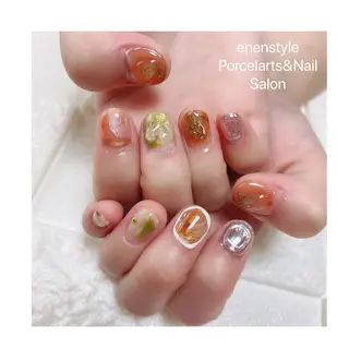 ショート ネイル 🐾enen style 🐾のネイルデザイン